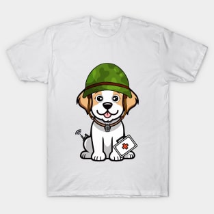 First aid military happy dog T-Shirt